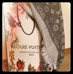Louis Vuitton Monogrammed Shine Shawl